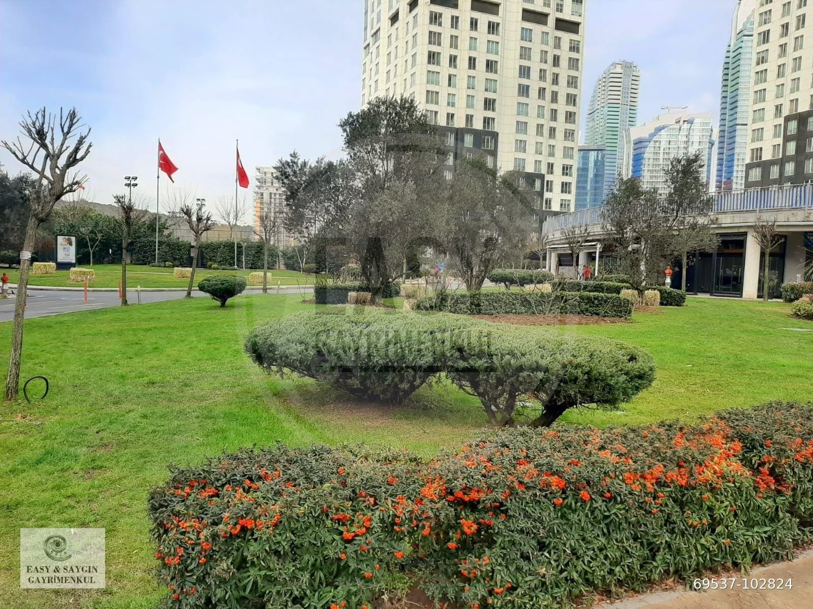 اجاره آپارتمان ۱ خوابه ۸۵ متری در ماسلاک استانبول بدون وسایل